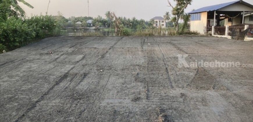 ขายที่ดิน (โฉนด) ติดแม่น้ำท่าจีน 1 ไร่ 2 งาน 60 ตร.ว. กระทุ่มแบน จ.สมุทรสาคร โทร 0925506068