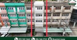 อาคารพาณิชย์ 4 ชั้น แยกปากเกร็ด นนทบุรี ทำเลดี ราคาถูก