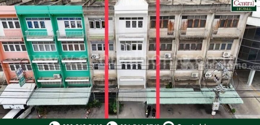 อาคารพาณิชย์ 4 ชั้น แยกปากเกร็ด นนทบุรี ทำเลดี ราคาถูก