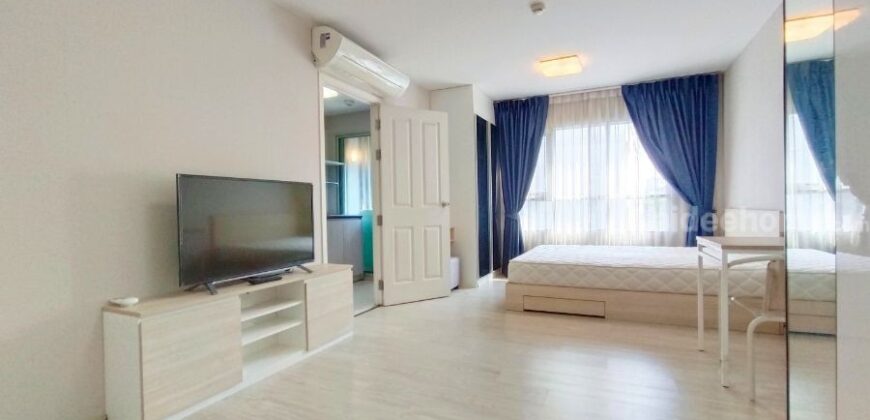 คอนโด แอสปาย สาทร-ตากสิน (บริคโซน) ห้องมุม ขนาด 28 ตร.ม. ใกล้รถไฟฟ้า BTS สถานีวุฒากาศ ถ.ราชพฤกษ์ บางค้อ จอมทอง กทม. : Aspire Sathorn-Taksin (Brick Zone)