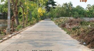 ให้เช่าที่ดินพร้อมบ้านน็อคดาวน์ 150 วา ถ.รัตนาธิเบศร์ ซอยไทรม้า เหมาะทำ โฮมอ๊อฟฟิซ โกดัง ที่พักคนงาน หรือเกษตรอินทรีย์ ใกล้สถานีรถไฟฟ้าท่าอิฐ