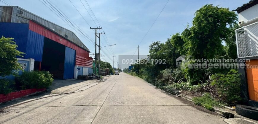 ขายที่ดิน ถนนโคกขาม สมุทรสาคร แปลงสวย พื้นที่ 200 ตรว. ราคาถูก ใกล้อบต.โคกขาม เหมาะลงทุน