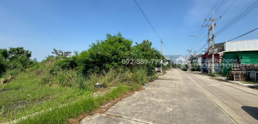 ขายที่ดิน ถนนโคกขาม สมุทรสาคร แปลงสวย พื้นที่ 200 ตรว. ราคาถูก ใกล้อบต.โคกขาม เหมาะลงทุน