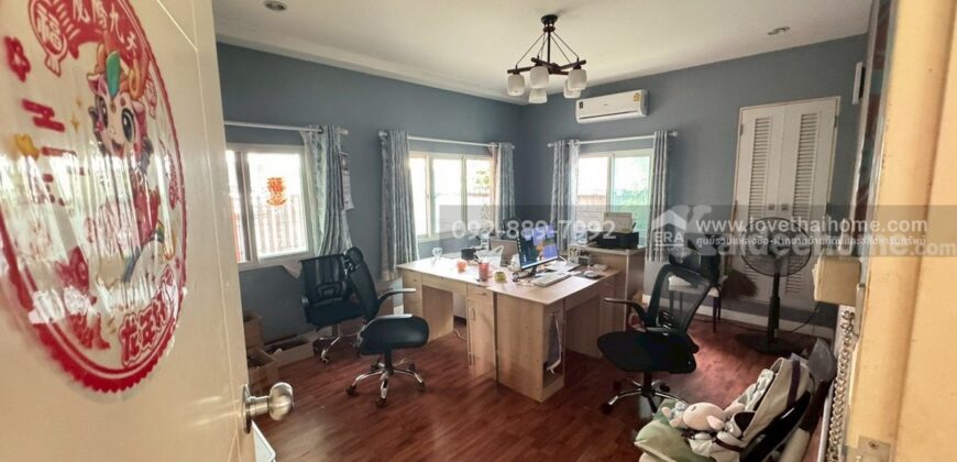 ขายบ้านเดี่ยว 2 ชั้น หมู่บ้านเดอะแกรนด์ พระราม2 โซนอินฟิเนีย ถนนพระราม2 พื้นที่ 76.4 ตรว. ใกล้เซ็นทรัลมหาชัย บ้านหลังมุม ราคาถูก