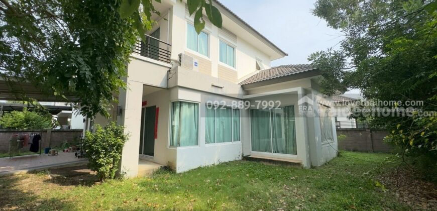 ขายบ้านเดี่ยว 2 ชั้น หมู่บ้านเดอะแกรนด์ พระราม2 โซนอินฟิเนีย ถนนพระราม2 พื้นที่ 76.4 ตรว. ใกล้เซ็นทรัลมหาชัย บ้านหลังมุม ราคาถูก