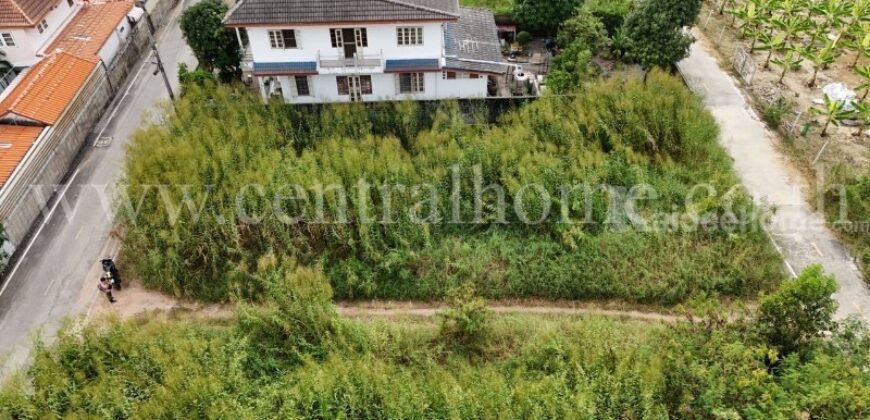 ที่ดิน ถมแล้ว บางบัวทอง นนทบุรี ติดถนนทั้งด้านหน้าและหลัง