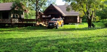 บ้านพักตากอากาศบ้านไม้ ติดลำธาร Private Nature House @ แก่งคอย สระบุรี โทร 083-5822221