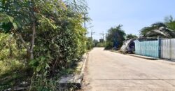 ขายที่ดินปากเกร็ด 201 ตร.ว. ซอยวัดสลักเหนือ 4 ถนนกว้าง 8 ม.