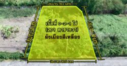 ขายที่ดินปากเกร็ด 201 ตร.ว. ซอยวัดสลักเหนือ 4 ถนนกว้าง 8 ม.