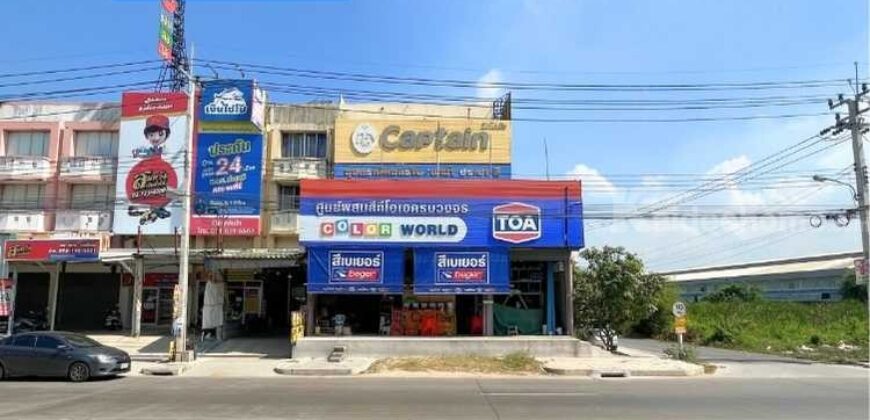 ขาย!! อาคารพาณิชย์ 3.5 ชั้น 2 คูหา ติดถนนบางบัวทอง – สุพรรณบุรี 340 (หลังมุม ขนาด 84 ตร.ว.) ถ.บางบัวทอง-สุพรรณบุรี บางบัวทอง นนทบุรี