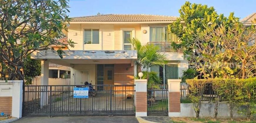 ขาย!! บ้านเดี่ยว 2 ชั้น โฮมเพลส วงแหวน-รัตนาธิเบศร์ (ขนาด 52 ตร.ว.) ซอยคลองถนน บางใหญ่ นนทบุรี ใกล้ MRT คลองบางไผ่ เซ็นทรัล เวสต์เกต : Homeplace Wongwaen Rattanatibeth