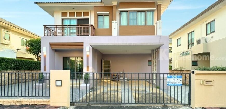 ขายบ้านเดี่ยว บุราสิริ สนามบินน้ำ (ขนาด 56 ตร.ว.) เมืองนนทบุรี ใกล้รถไฟฟ้า MRT แยกนนทบุรี1 และ เซ็นทรัล นอร์ธวิลล์ รัตนาธิเบศร์ : Burasiri Sanambinnam