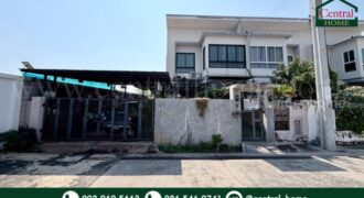 ทาวน์โฮม เด่นชัย คลองกันยา บางพลี หลังริม พื้นที่กว้าง ตกแต่งสไตล์ลอฟท์