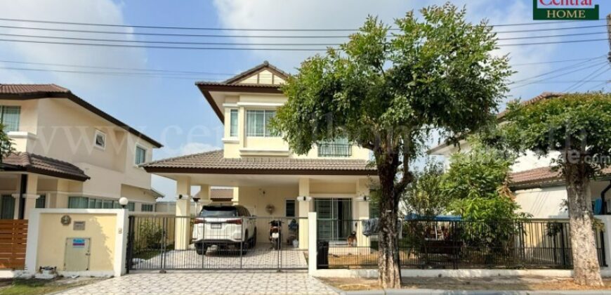 บ้านเดี่ยว 64 ตร.วา ธัญญาภิรมย์ รังสิต – คลอง 10 พร้อมพื้นที่สวนรอบบ้าน