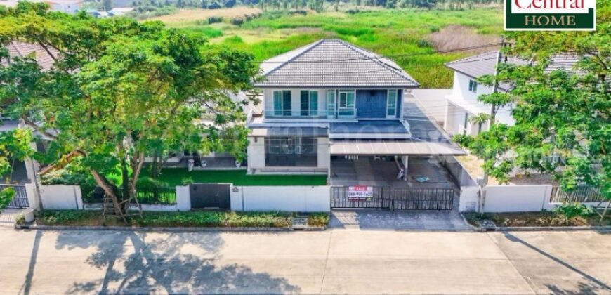 บ้านเดี่ยว มัณฑนา วงแหวน – บางบอน วิวทะเลสาบ Type ใหญ่ที่สุดในโครงการ