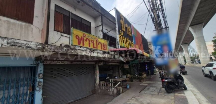อาคารพาณิชย์ ติดถนน กรุงเทพ – นนทบุรี ทำเลดี ใกล้ MRT วงศ์สว่าง ราคาถูกมาก
