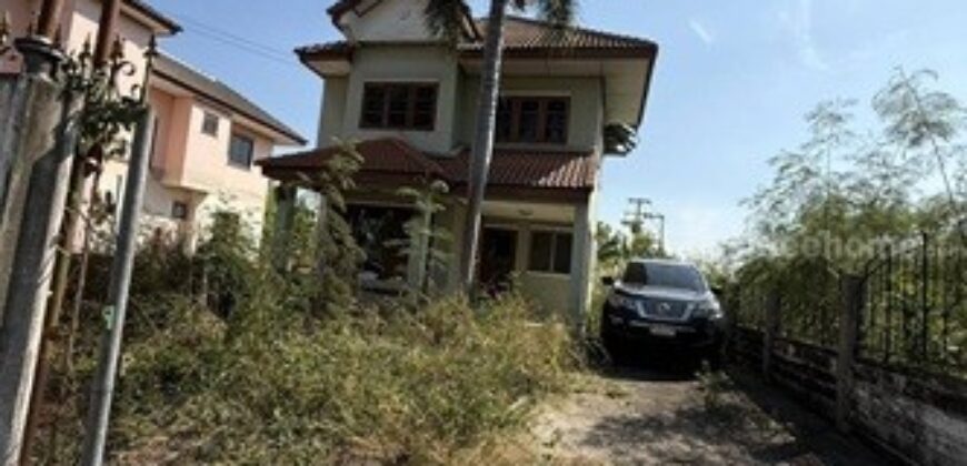 ขายบ้านเดี่ยว บ้านสวนรีสอร์ท รังสิต คลอง5 Line ID@757zwvfy