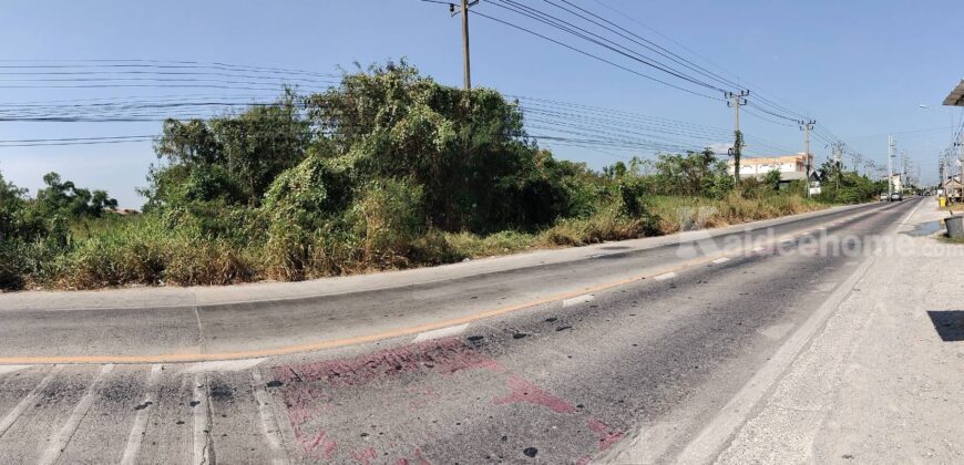 ที่ดินไทรน้อย นนทบุรี ติดถนนทางหลวงชนบท