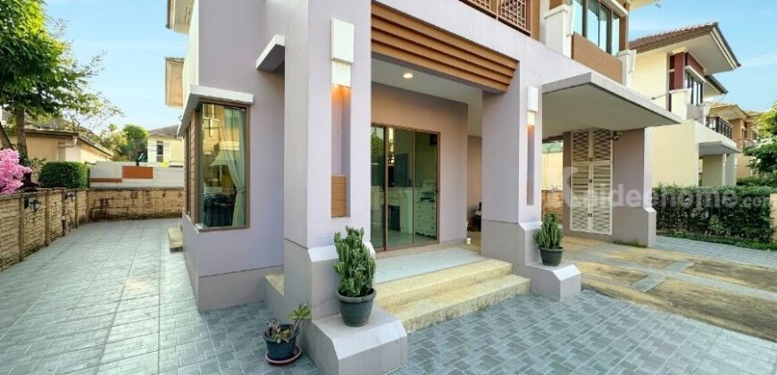 ขายบ้านเดี่ยว บุราสิริ สนามบินน้ำ (ขนาด 56 ตร.ว.) เมืองนนทบุรี ใกล้รถไฟฟ้า MRT แยกนนทบุรี1 และ เซ็นทรัล นอร์ธวิลล์ รัตนาธิเบศร์ : Burasiri Sanambinnam