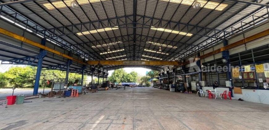ขายโรงงาน พร้อมพื้นที่ Workshop ขนาดใหญ่ บ้านฉาง ระยอง