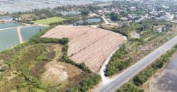 ที่ดินเปล่า ถมแล้ว 12-3-22 ไร่ ห้วยม่วง นครปฐม