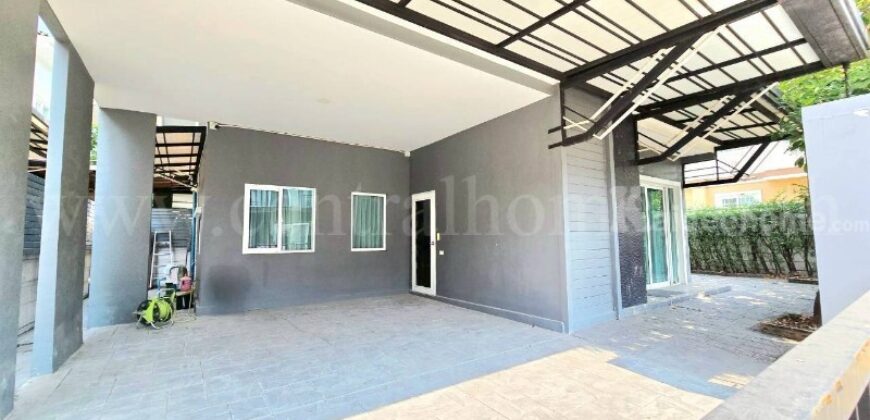 บ้านเดี่ยว คาซ่า ซิตี้ ดอนเมือง หลังริม ต้นโครงการ ตกแต่งสวย พร้อมอยู่