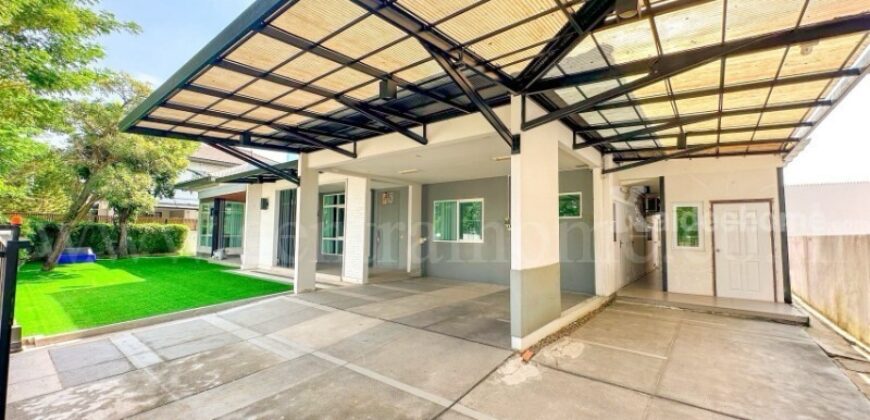 บ้านเดี่ยว มัณฑนา วงแหวน – บางบอน วิวทะเลสาบ Type ใหญ่ที่สุดในโครงการ