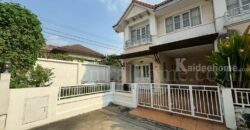 ทาวน์เฮ้าส์ บ้านเปี่ยมสุข งามวงศ์วาน 23 – ซอยวัดบัวขวัญ หลังริม ทำเลดี