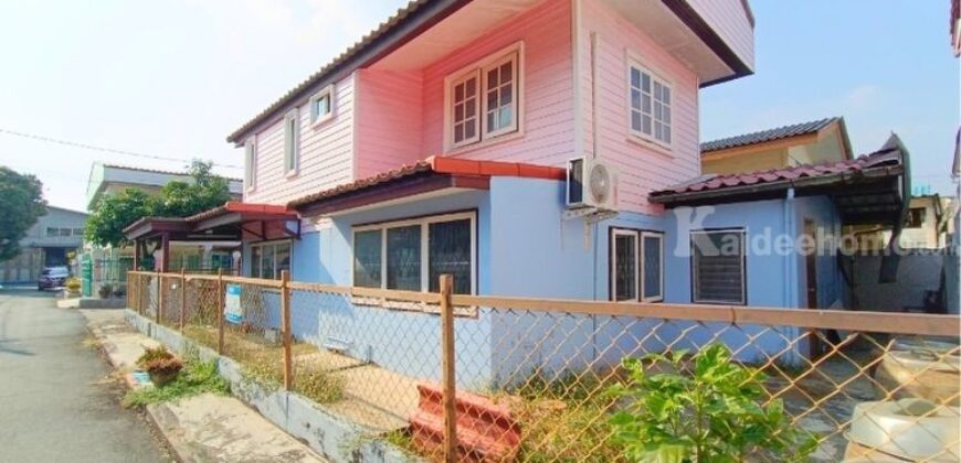 ขาย!! บ้านเดี่ยวหลังมุม หมู่บ้านอินทรารักษ์2 นวมินทร์75 (ขนาด 49 ตร.ว.) บึงกุ่ม บางกะปิ กรุงเทพฯ ใกล้เดอะมอลล์บางกะปิ