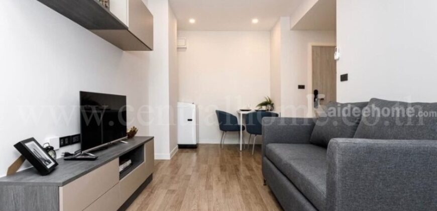 ให้เช่า คอนโด กรู๊ฟ รัชดา-พระราม 9 ห้องมุม วิวโล่ง เฟอร์ครบ พร้อมเข้าอยู่