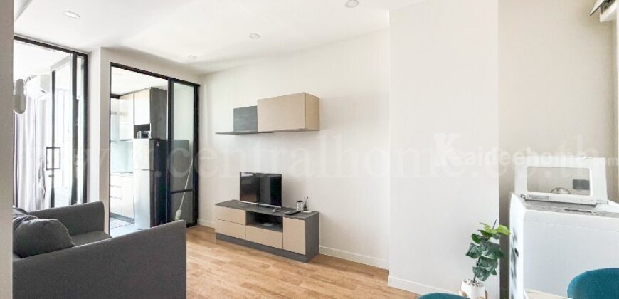 ให้เช่า คอนโด กรู๊ฟ รัชดา-พระราม 9 ห้องมุม วิวโล่ง เฟอร์ครบ พร้อมเข้าอยู่