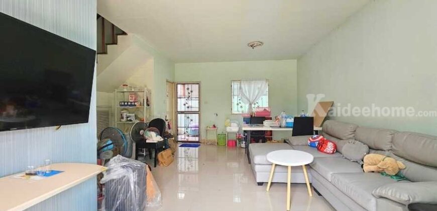 ขายถูก!! ทาวน์โฮม 2 ชั้น บ้านพฤกษาวิลล์7 คลอง2 (ขนาด 18 ตร.ว.) ถ. รังสิต-นครนายก ธัญบุรี ปทุมธานี : Baan Pruksa Ville 7 Khlong Song