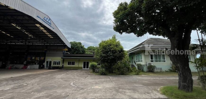 ขายโรงงาน พร้อมพื้นที่ Workshop ขนาดใหญ่ บ้านฉาง ระยอง