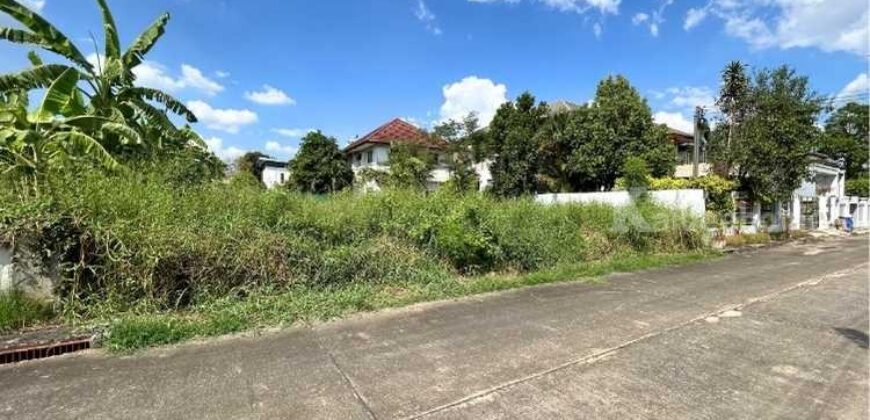 ที่ดินจัดสรรถมแล้ว 85 ตร.ว. ม.ชวนชื่นกอล์ฟ อเวนิว กรุงเทพฯ-ปทุมธานี ติดสนามกอล์ฟ Flora Ville Golf & Country Club ใกล้แยกบางคูวัด โรบินสันศรีสมาน เมืองทองธานี ปทุมธานี