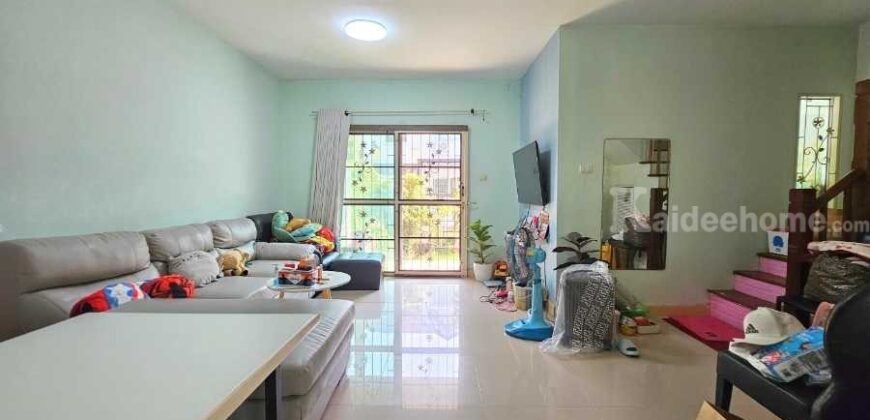 ขายถูก!! ทาวน์โฮม 2 ชั้น บ้านพฤกษาวิลล์7 คลอง2 (ขนาด 18 ตร.ว.) ถ. รังสิต-นครนายก ธัญบุรี ปทุมธานี : Baan Pruksa Ville 7 Khlong Song