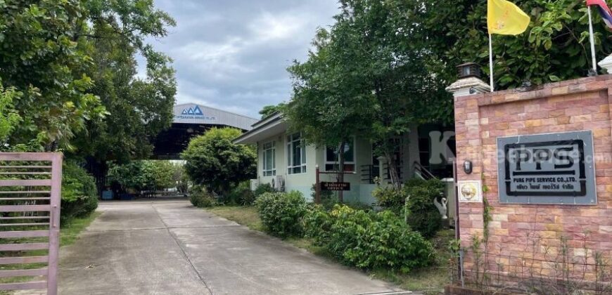 ขายโรงงาน พร้อมพื้นที่ Workshop ขนาดใหญ่ บ้านฉาง ระยอง