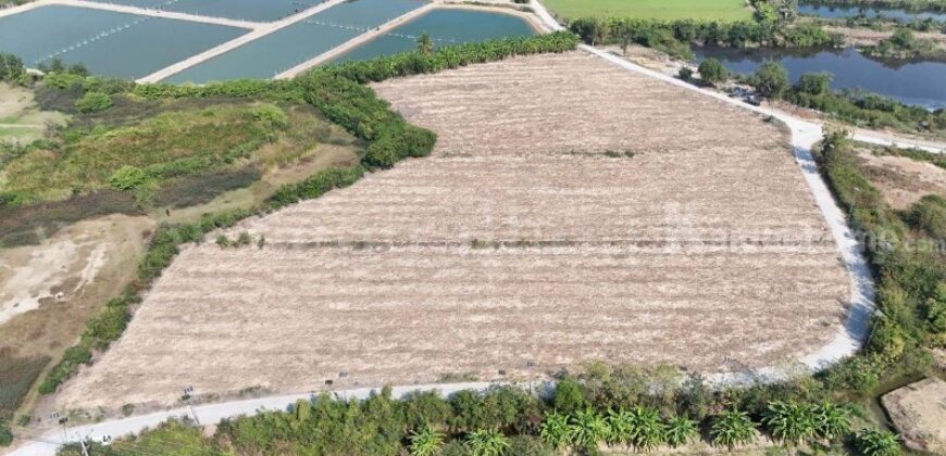 ที่ดินเปล่า ถมแล้ว 12-3-22 ไร่ ห้วยม่วง นครปฐม