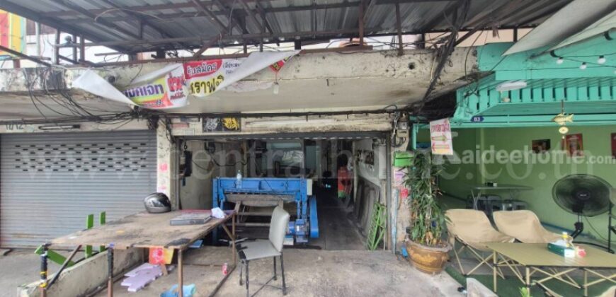 อาคารพาณิชย์ ติดถนน กรุงเทพ – นนทบุรี 1 ทำเลดี ราคาถูกมาก