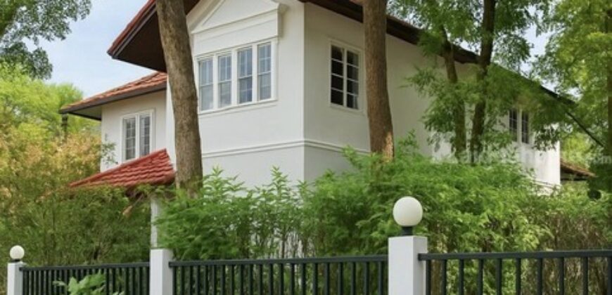 รหัสC7039 ให้เช่า ขาย บ้านเดี่ยว 2ชั้น หมู่บ้านสัมมกร รามคำแหง112 ใกล้รถไฟฟ้าสถานีสัมมากร