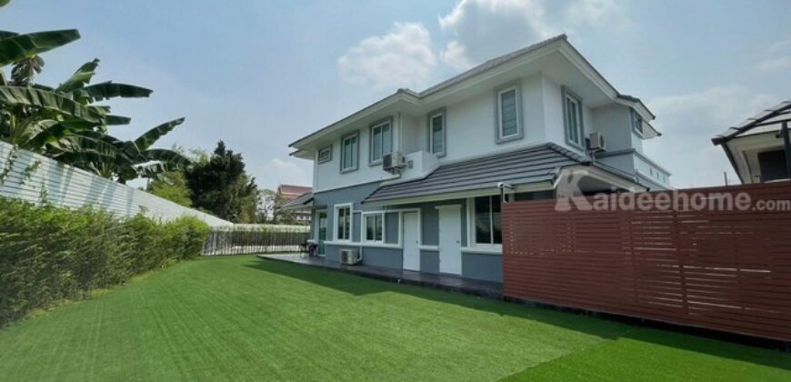 รหัสC7040 ให้เช่าและขาย บ้านเดี่ยว 2ชั้น บ้านสวนเนรมิตร พร้อมสระว่ายน้ำส่วนตัว ถนนเพิ่มสิน รามอินทรา สายไหม