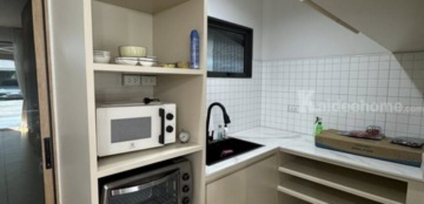รหัสC7041 ให้เช่าทาวน์โฮม 3ชั้น บ้านกลางเมือง พระราม 9-กรุงเทพกรีฑา บ้านตกแต่งครบพร้อมอยู่