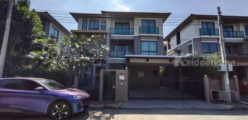 รหัสC7042 ให้เช่า ขายบ้านเดี่ยว 3ชั้น หมู่บ้านภัสสร สรงประภา ดอนเมือง บ้านตกแต่งครบพร้อมอยู่