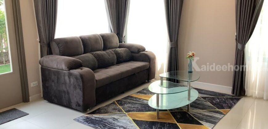 รหัสC7042 ให้เช่า ขายบ้านเดี่ยว 3ชั้น หมู่บ้านภัสสร สรงประภา ดอนเมือง บ้านตกแต่งครบพร้อมอยู่