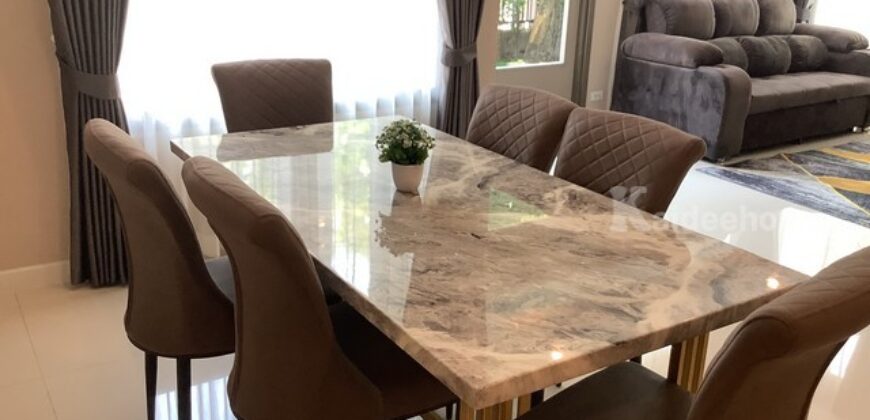 รหัสC7042 ให้เช่า ขายบ้านเดี่ยว 3ชั้น หมู่บ้านภัสสร สรงประภา ดอนเมือง บ้านตกแต่งครบพร้อมอยู่