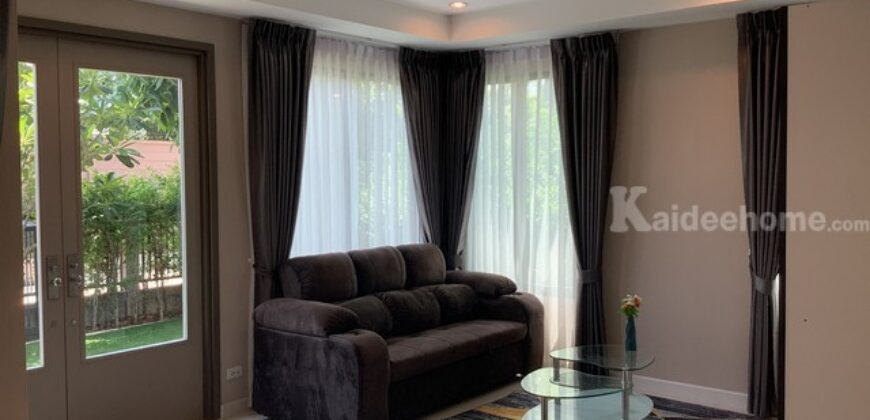 รหัสC7042 ให้เช่า ขายบ้านเดี่ยว 3ชั้น หมู่บ้านภัสสร สรงประภา ดอนเมือง บ้านตกแต่งครบพร้อมอยู่