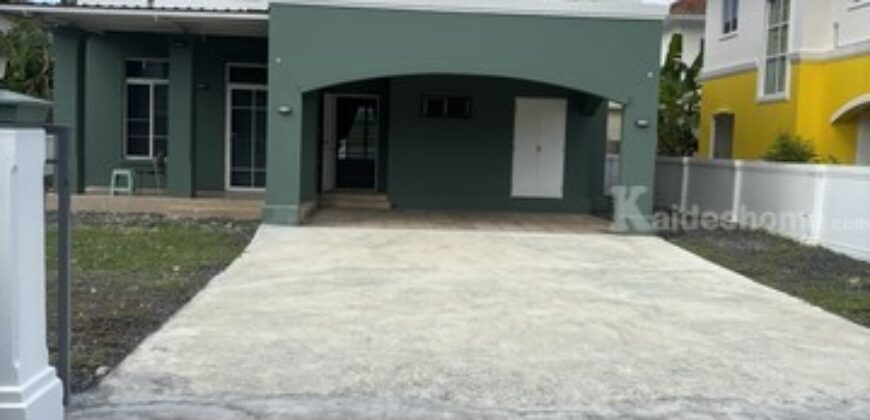 รหัสC7049 ให้เช่าบ้านเดี่ยว 2ชั้น เนื้อที่ 100ตารางวา หมู่บ้านภัสสร 13 ซอยสุวินทวงศ์ 86 บ้านพร้อมอยู่