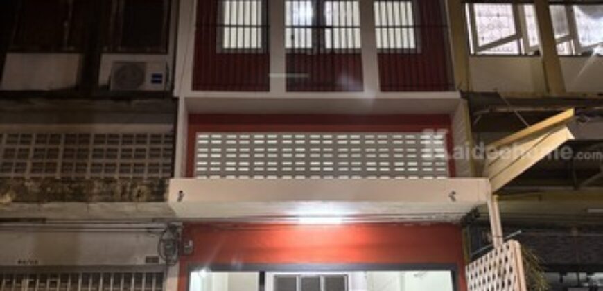 รหัสC7050 ให้เช่าอาคารพาณิชย์ 3.5ชั้น ย่านถนนเสรีไทย รีโนเวทใหม่พร้อมอยู่