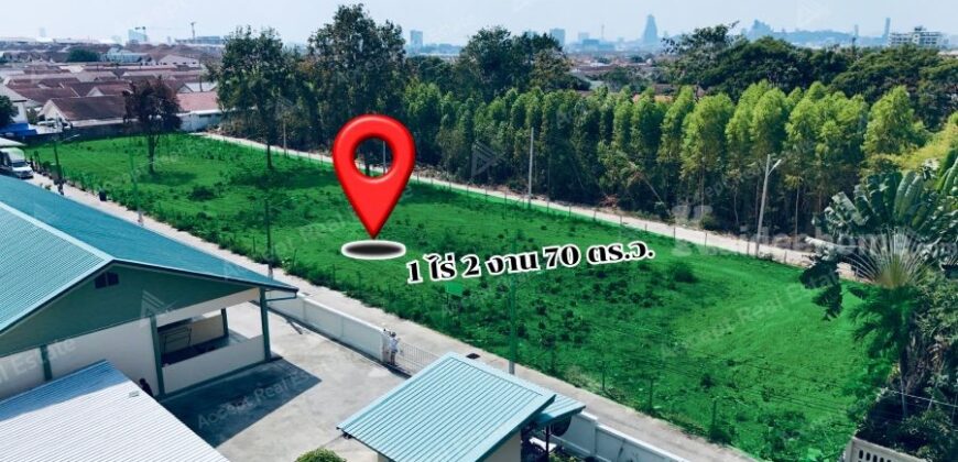 ขายที่ดินทำเลศักยภาพ พัทยา หนองปรือ ชลบุรี 1-2-70 ไร่