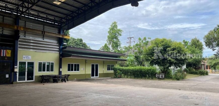 ขายโรงงาน พร้อมพื้นที่ Workshop ขนาดใหญ่ บ้านฉาง ระยอง