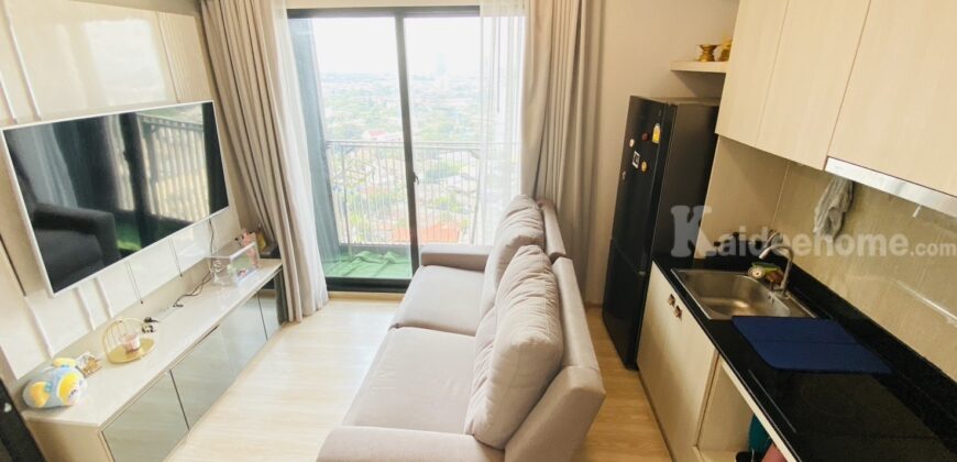 ราคาถูกและดีที่สุดในโครงการ, Unio H ติวานนท์ ติด MRT ขนาด 34.37 ตรม. 1 นอน 1 น้ำ ห้องสวย สภาพดี Fully furnished พร้อมอยู่หรือปล่อยเช่า Yield สุทธิราว 5% ราคาพิเศษเพียง 2,340,000 บาท